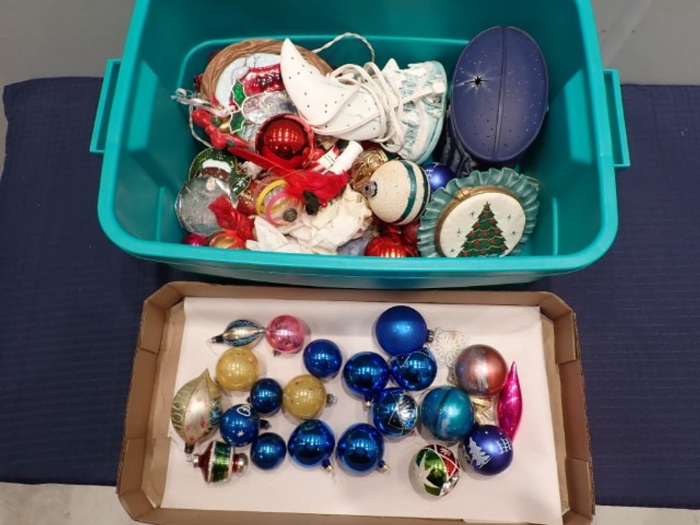 Hand-Blown Mercury Glass Christmas Ornaments +