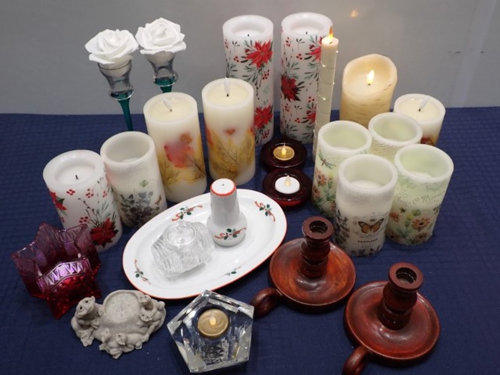 Flameless LED Pillar Candles+