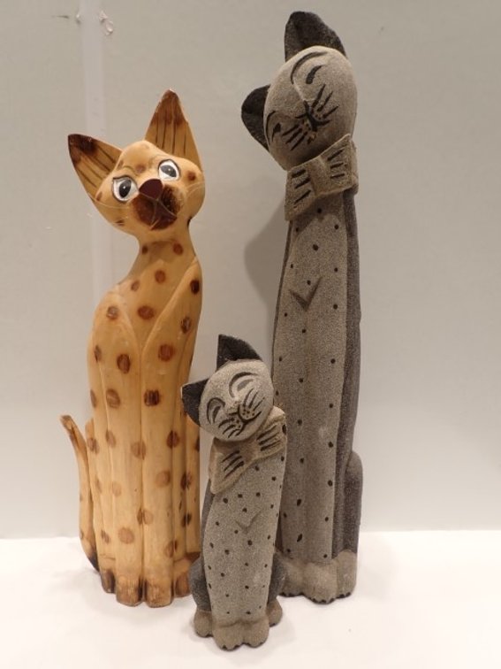 Tri-Cat Sculptures