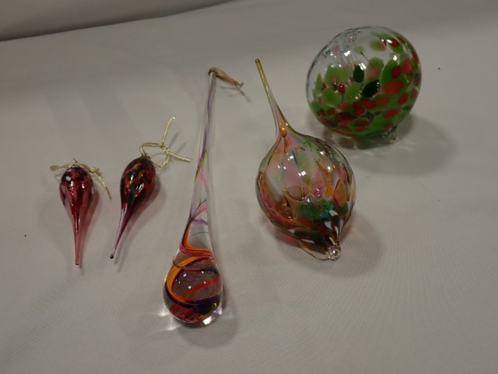 Hand Blown Glass Ornaments
