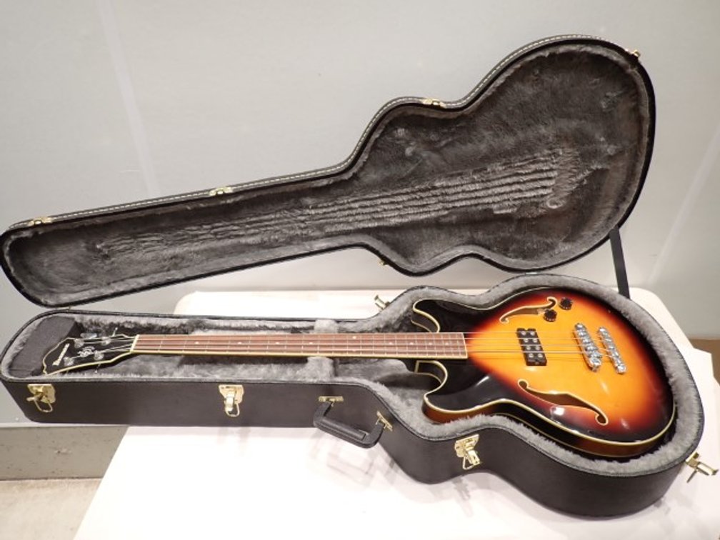 Electric Bass Guitar With Case