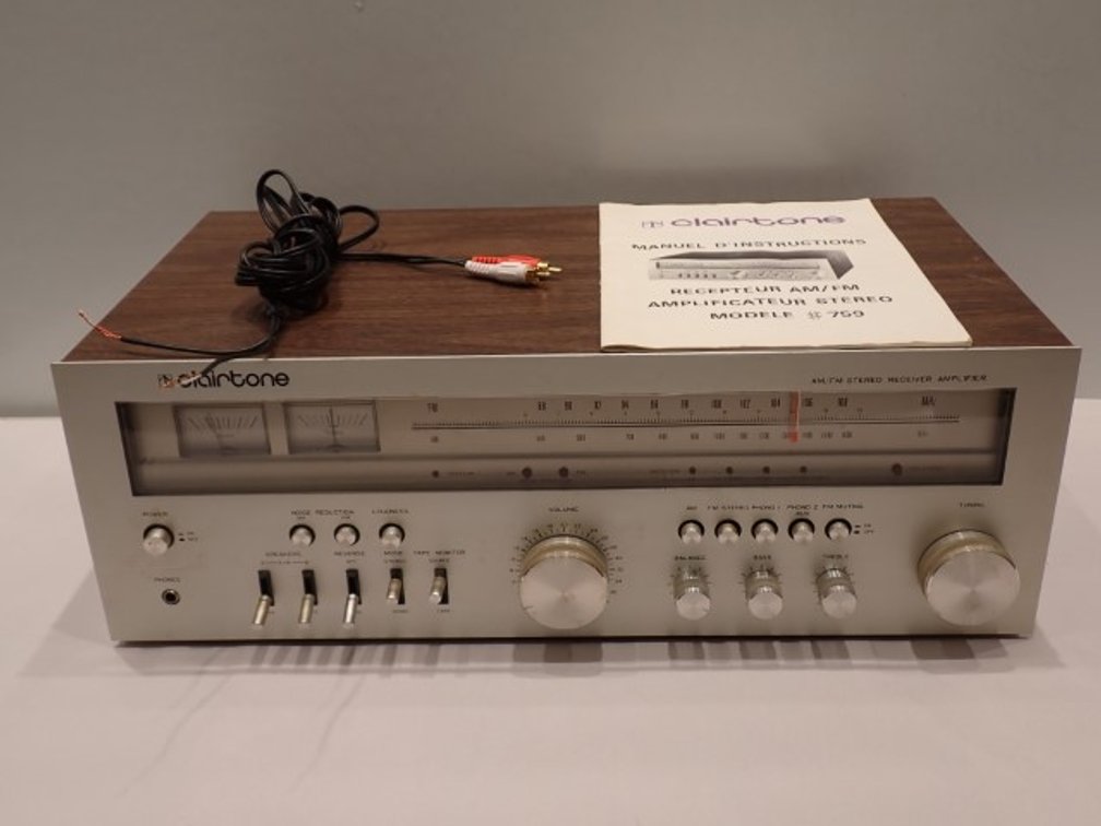 Clairtone Am/FM Stereo Receiver Amplifier