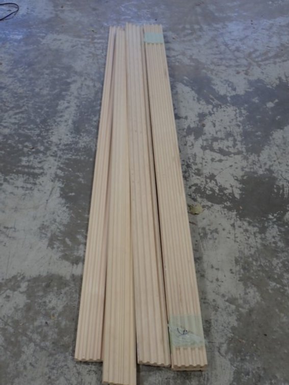 Pine Fluted Columns