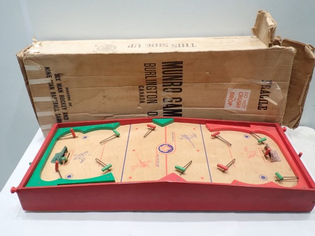 1950s Tabletop Ice Hockey Game