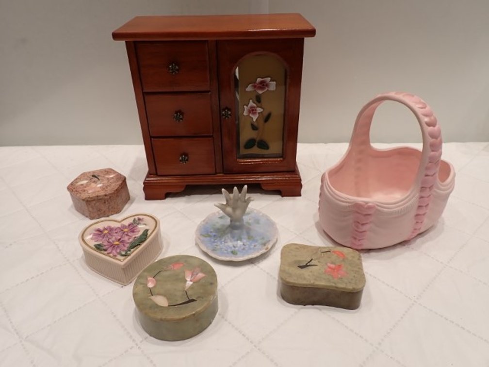 Jewelry, Keepsake & Trinket Boxes