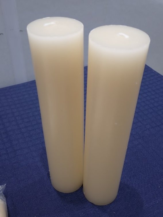 10 Large Pillar Candles