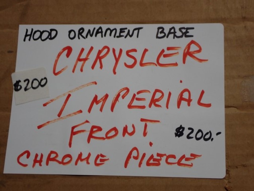 Vintage Chrome Front Ornament