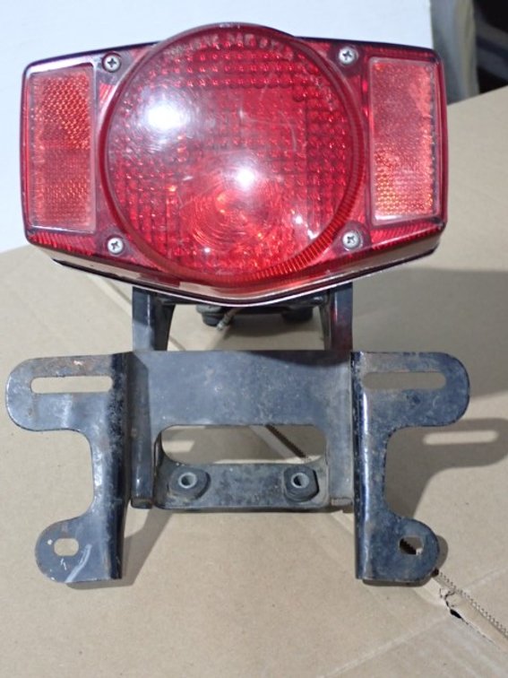 Motorcycle Taillight & License Bracket Plate Assembly