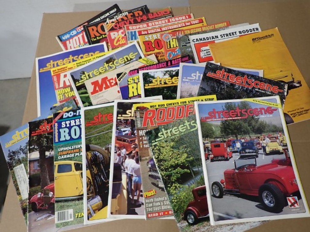 Streetscene, Muscle Car, Popular Hot Rodder Magazines