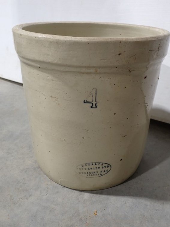Medalta Stoneware Crock