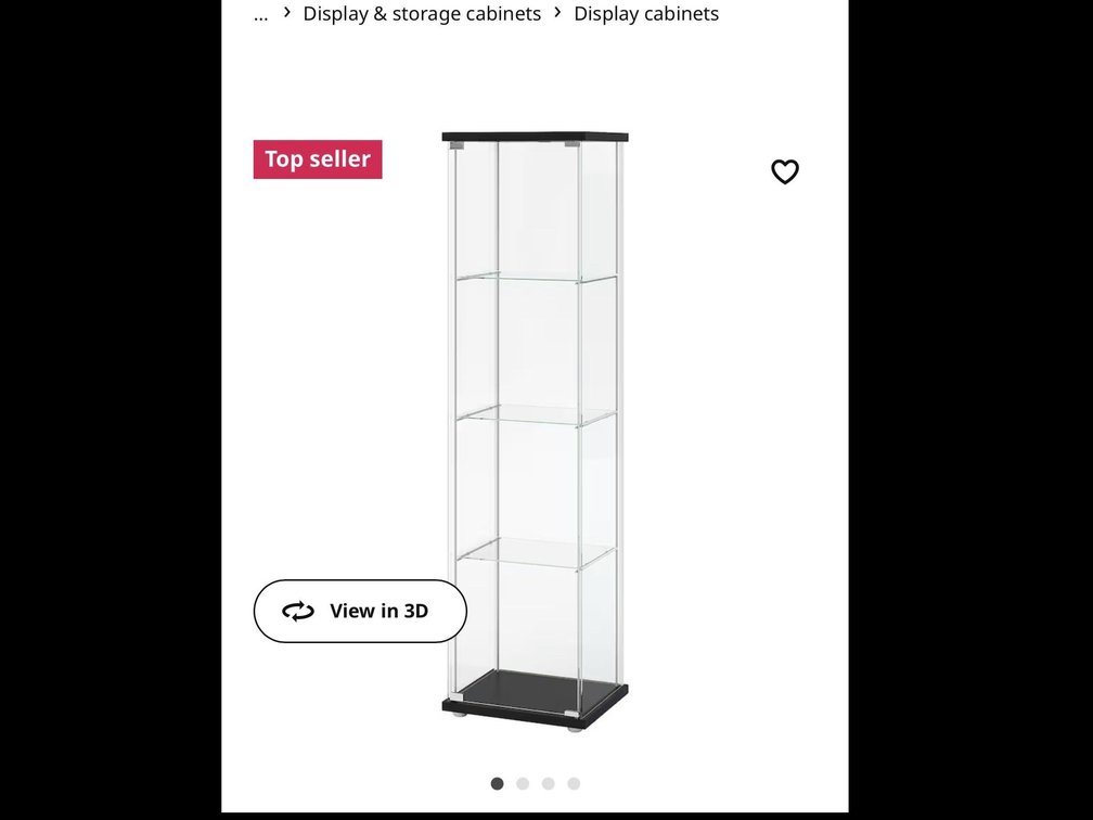 IKEA DETOLF Curio Cabinet