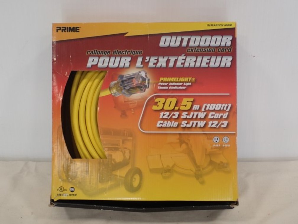 Prime Outdoor Extension Cord