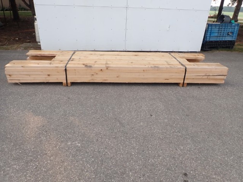 Fresh Milled Cedar 2" x 6"  Lift