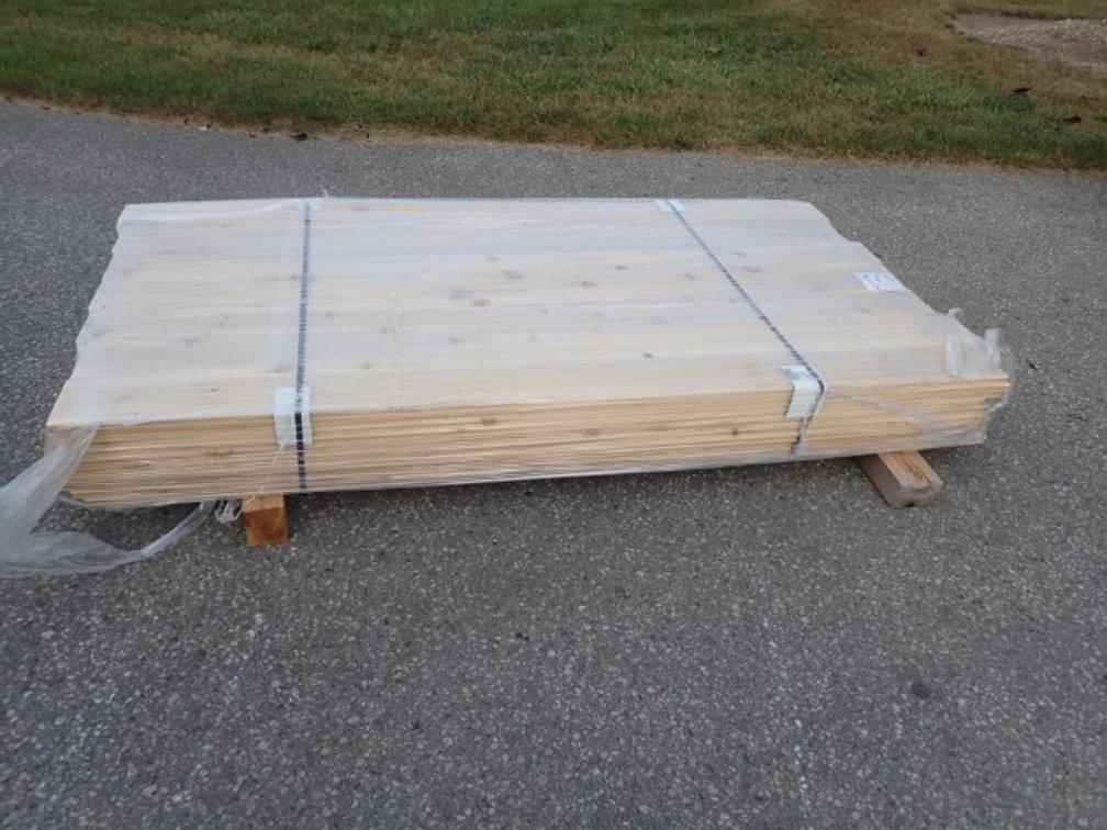 Planed Tongue & Groove Cedar 1" x 5" 8' Lift