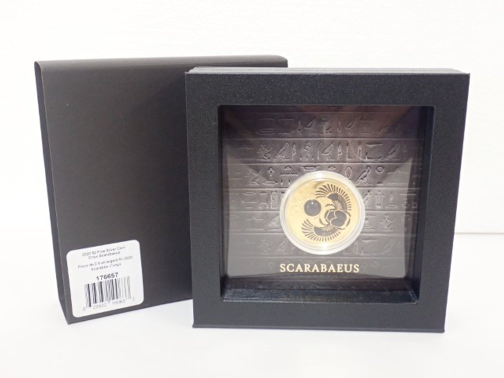 2020 $2 Silver Coin - Onyx Scarabaeus