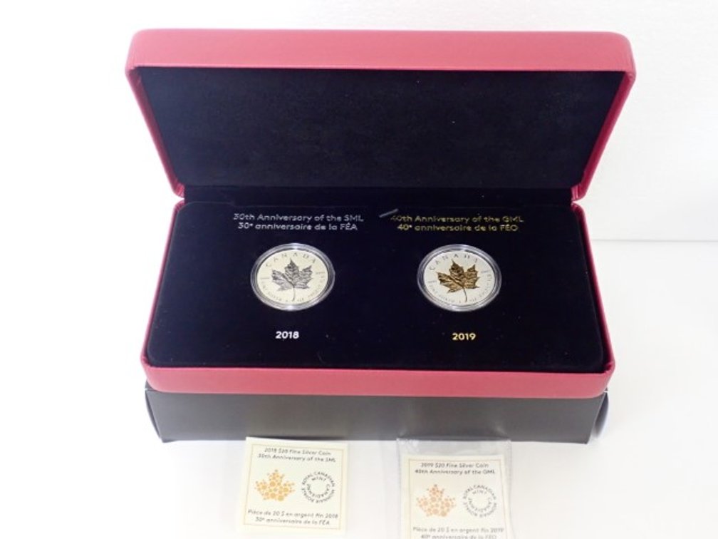 Double Case Fine Silver Coin Set