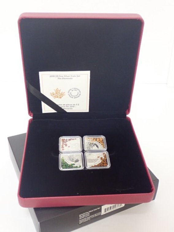 2019 $3 Fine Silver Coins ‘The Elements’