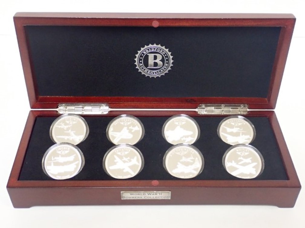 World War II Bombers Proof Coin Collection