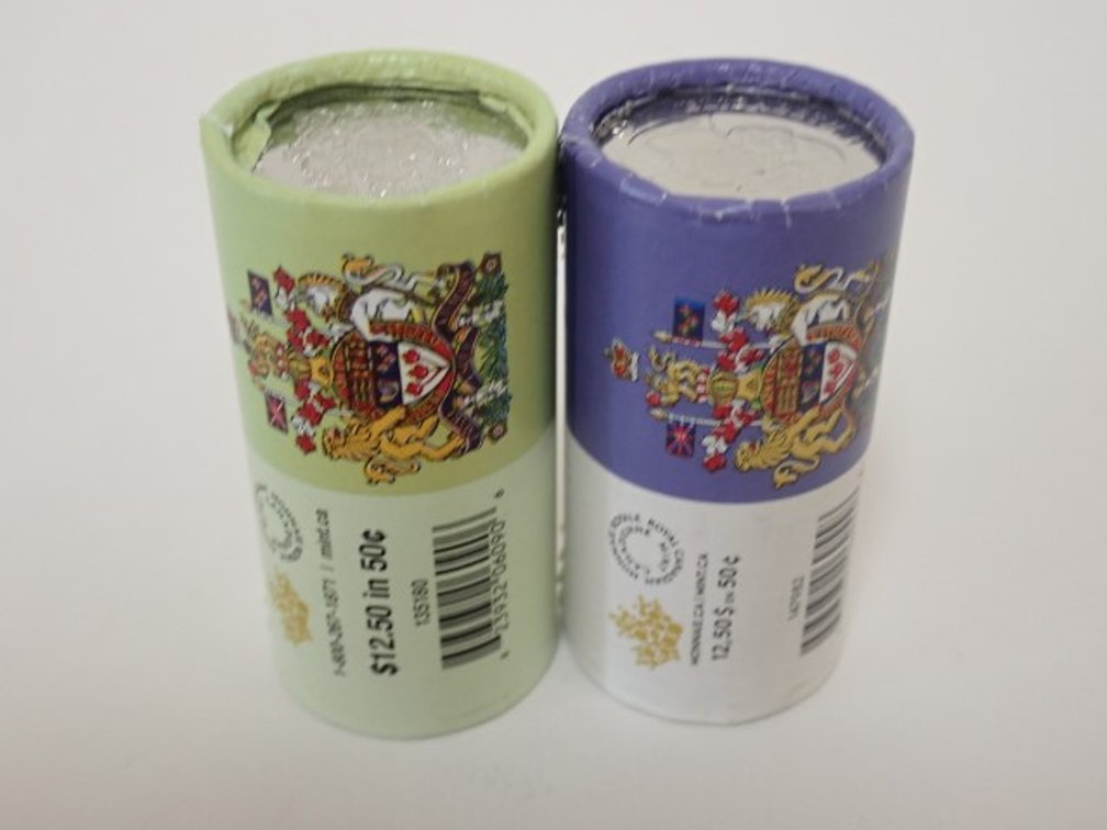 2015 & 2016 RCM Special Wrap 50-cent Coin Rolls