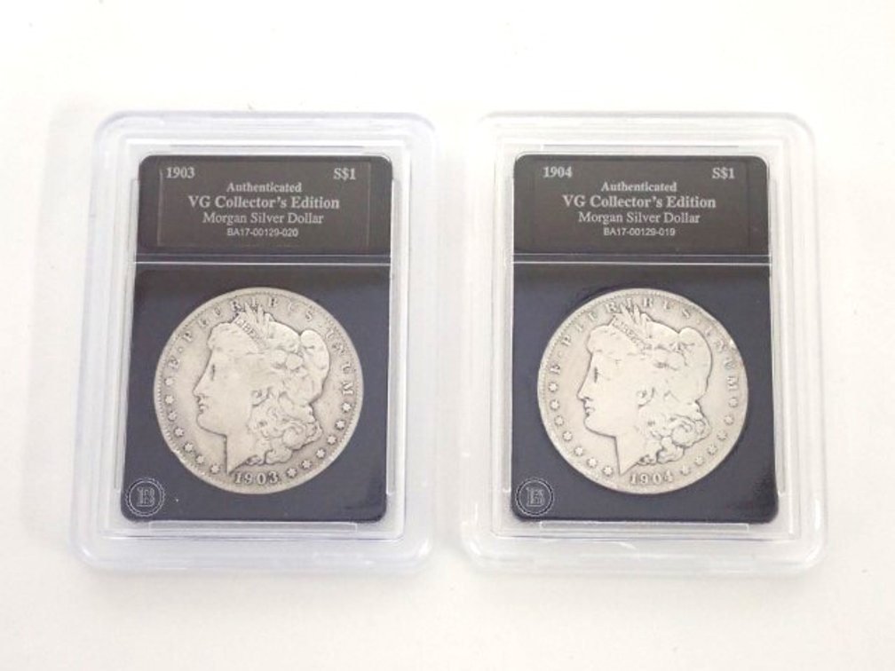 Morgan Silver Dollars 1903 & 1904