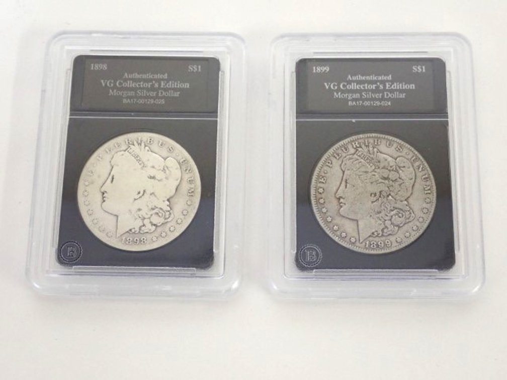 Morgan Silver Dollars 1898 & 1899