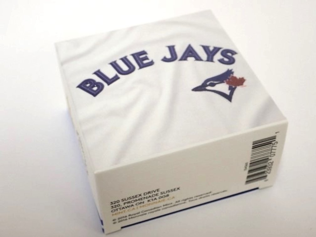 Fine Silver Blue Jays 2016 $20 Coin
