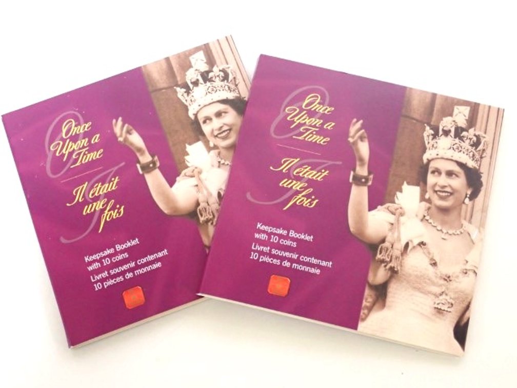 Two Golden Jubilee Keepsake Booklet Coins