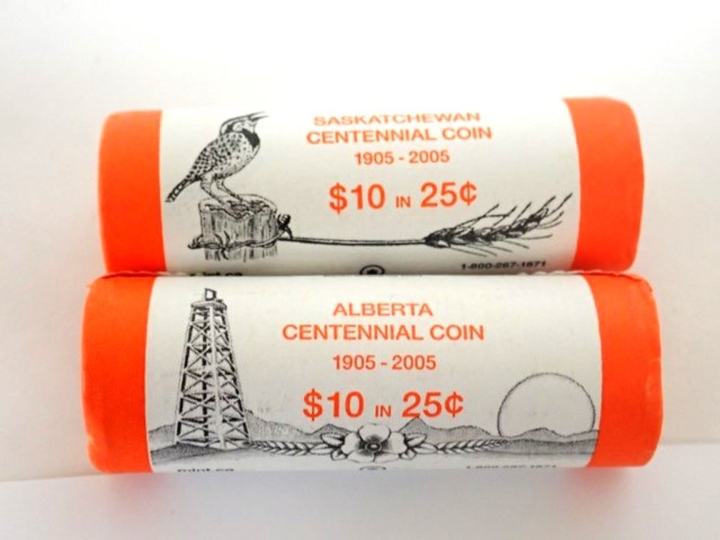 RCM Special Wrap Centennial Quarter Rolls