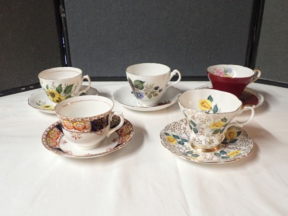 More Tea Cups & Saucers