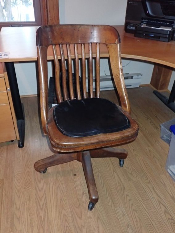 Oak Office Chair