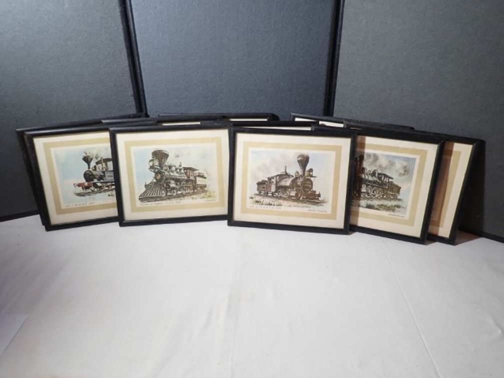 Vintage Train Prints