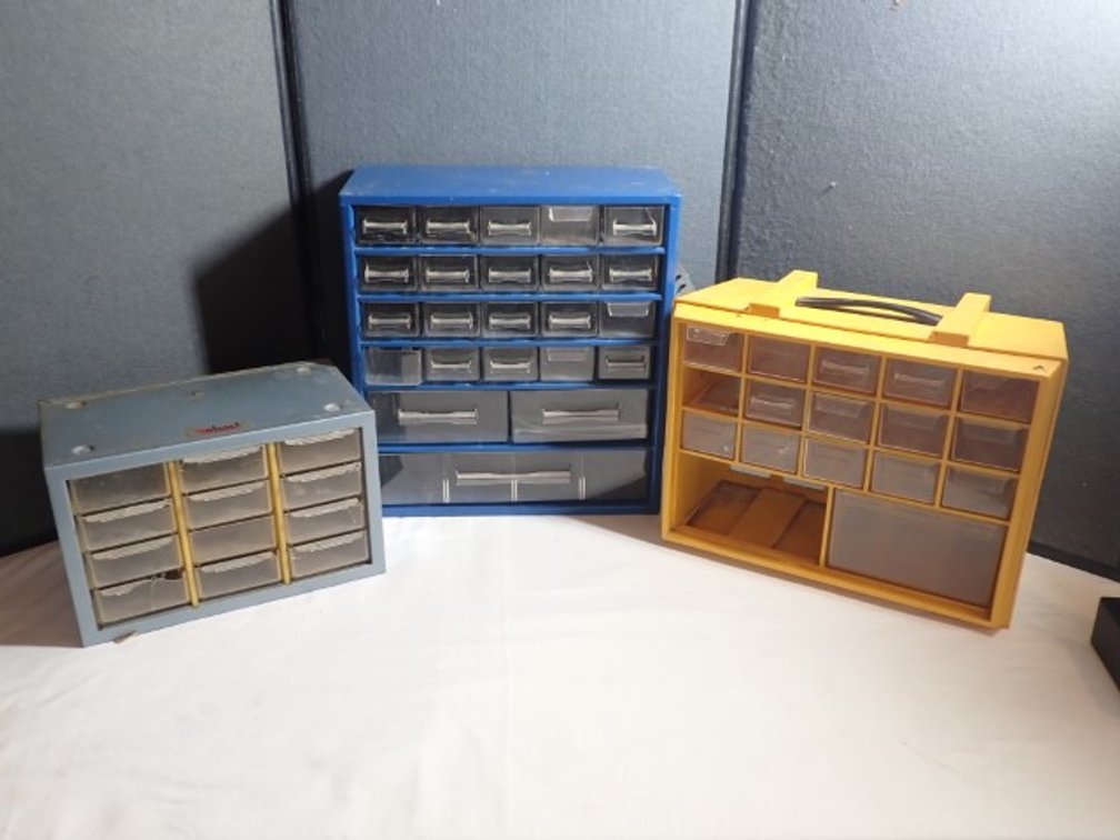 Three Storage Caddies