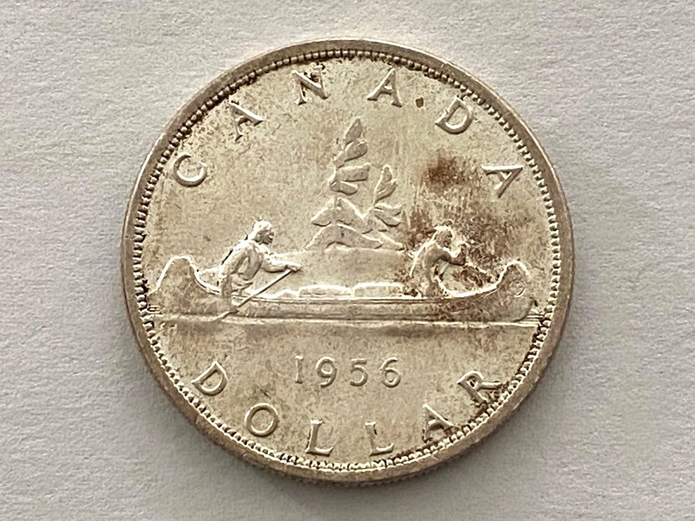 1956 Silver Dollar Canadian