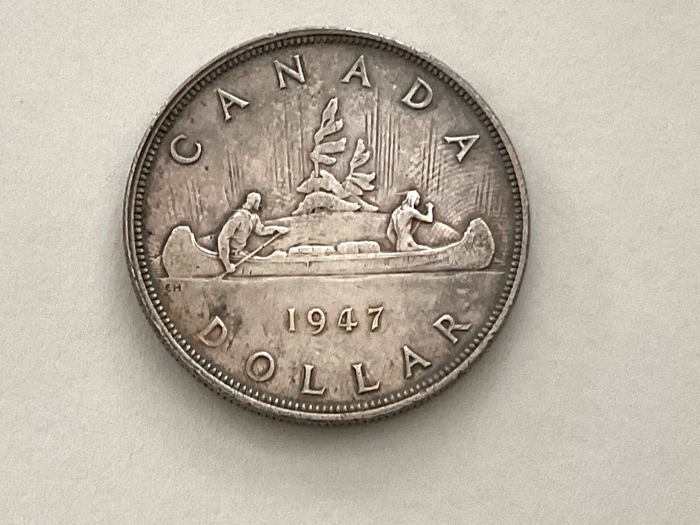 1947 Silver Dollar Canadian