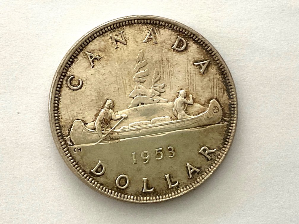1953 Silver Dollar Canadian