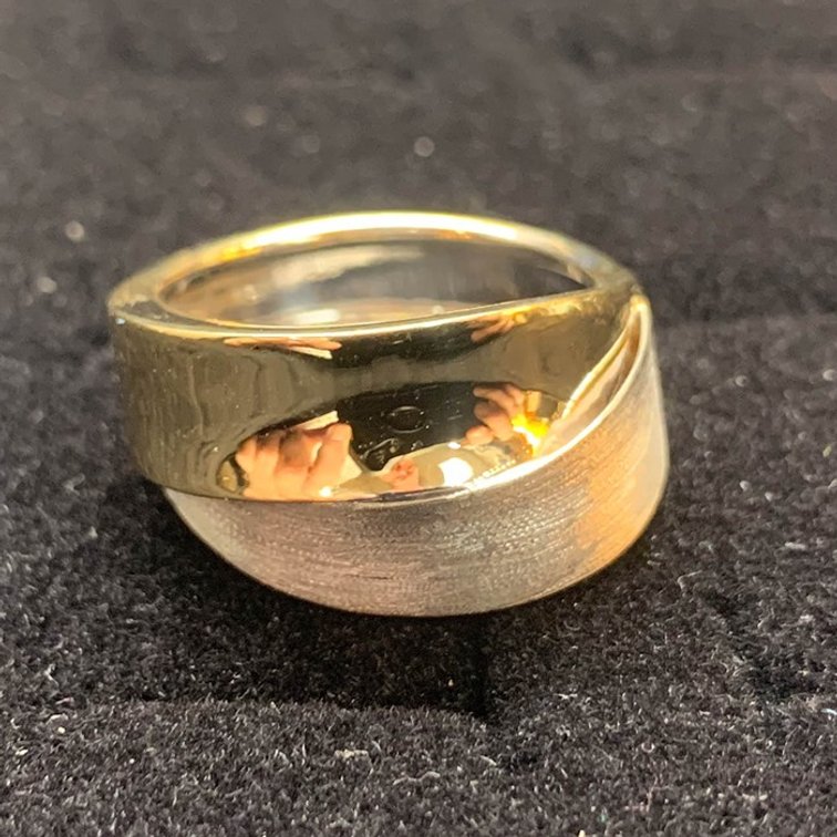 18K Two-Tone Gold Ring