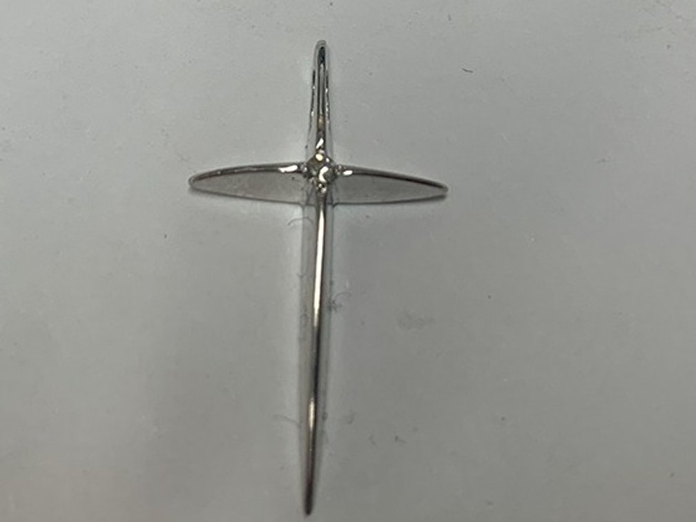 10K White Gold/Diamond Pendant