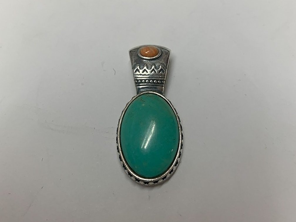 Carolyn Pollack 925 Turquoise Pendant