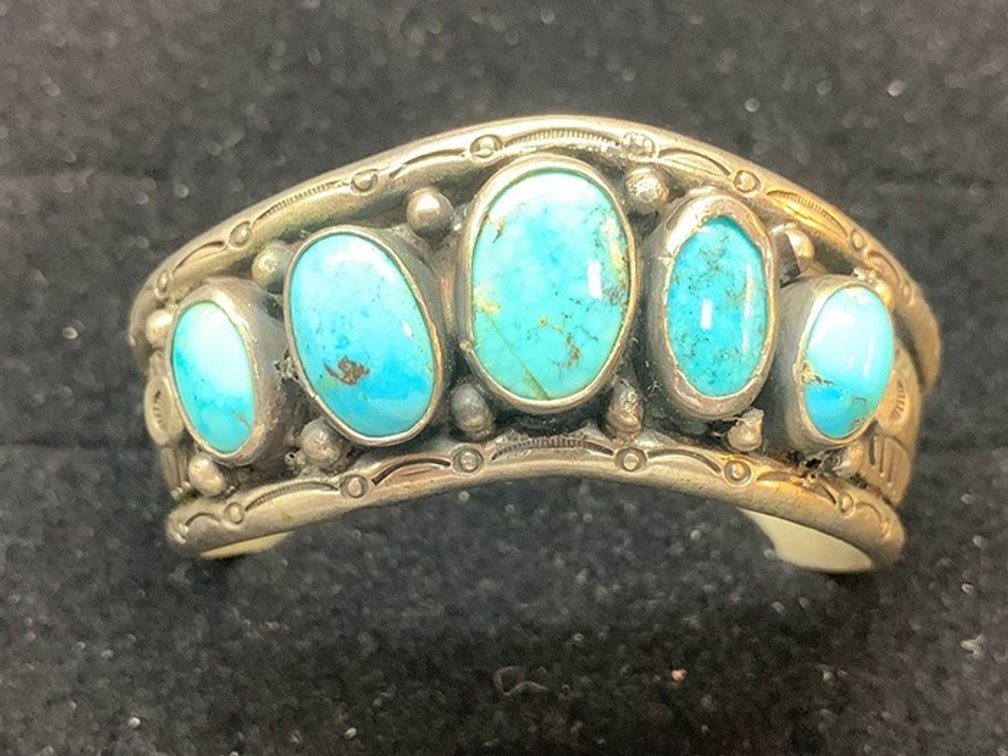 Sterling Silver & Turquoise Bracelet