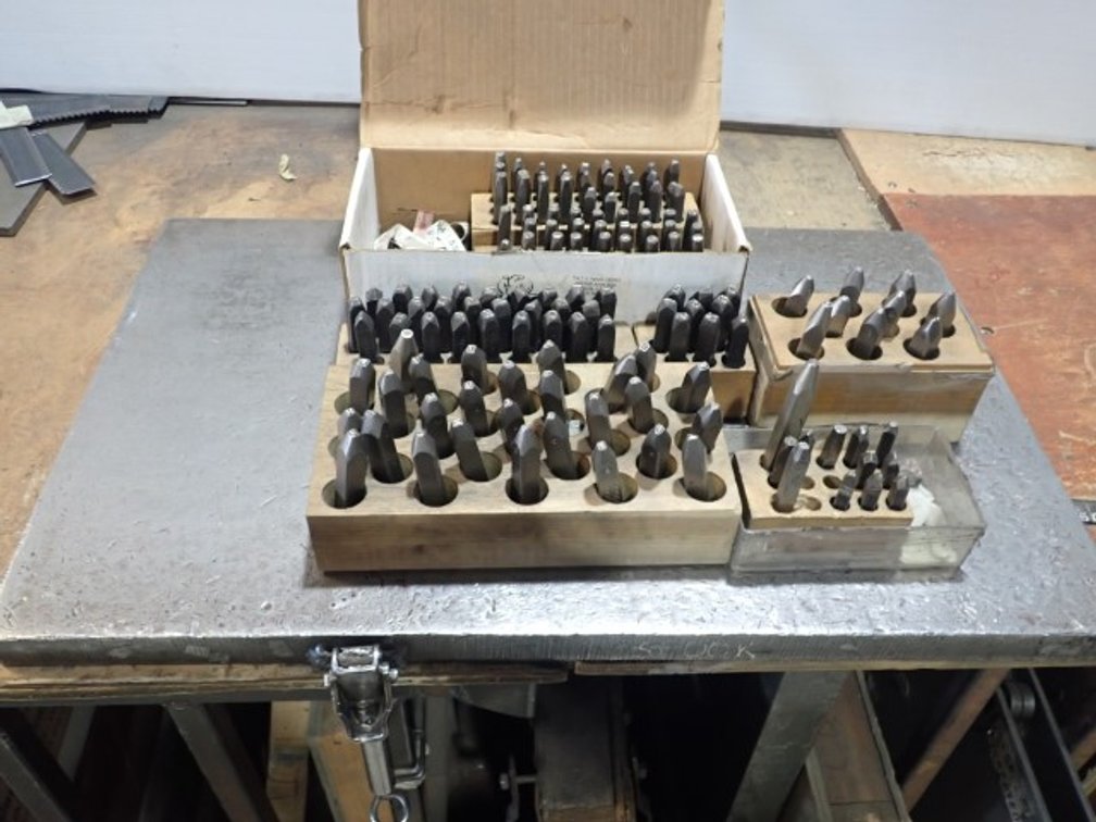 Metal Stamps with Stamping Plate