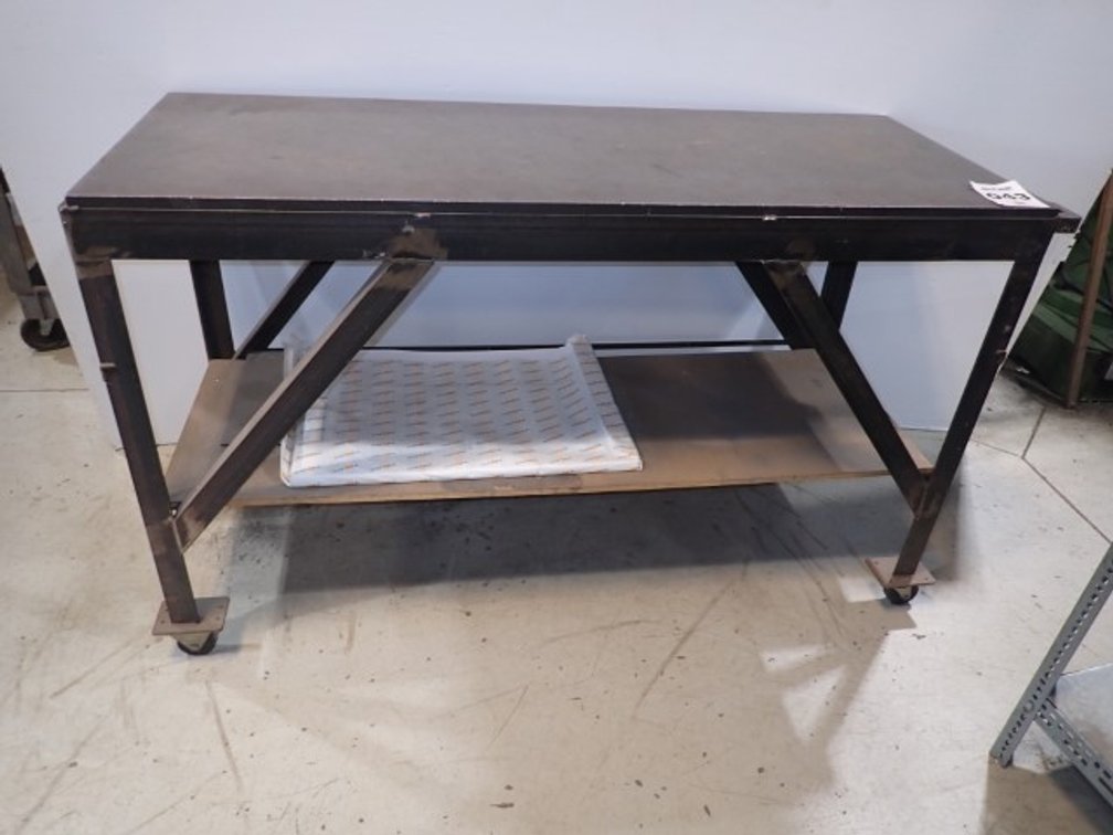 5/8 " Solid Steel Top Workbench
