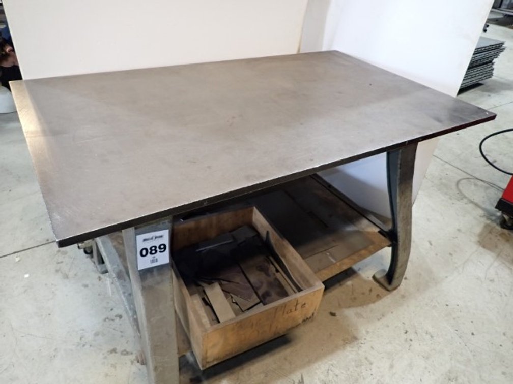 Solid Steel Work Table