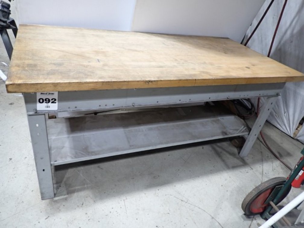 Hardwood Top Work Table