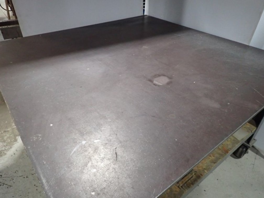 Solid Steel Work Table # 2