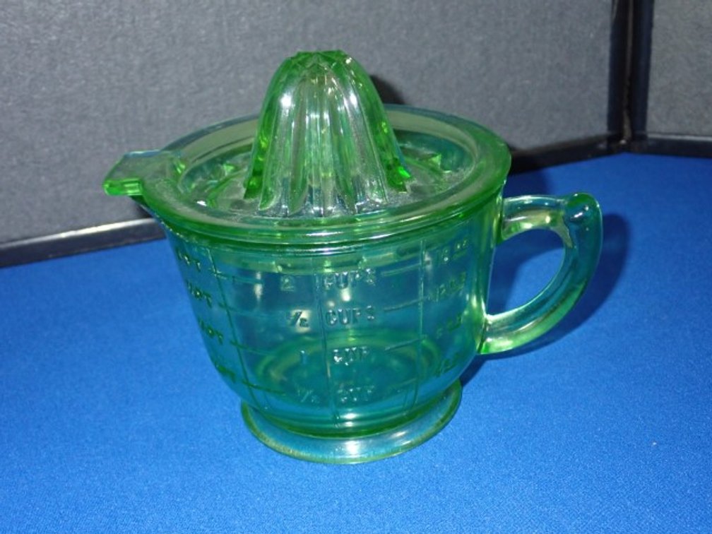 Green Depression Glass
