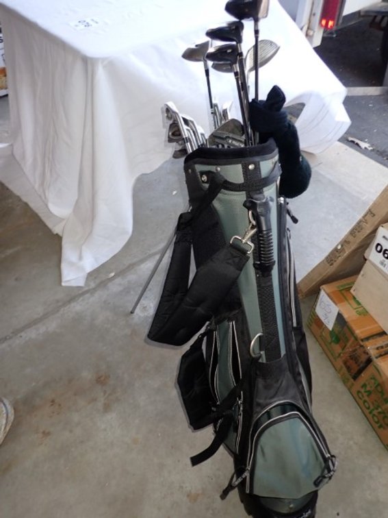 Mixed Clubs in Bag