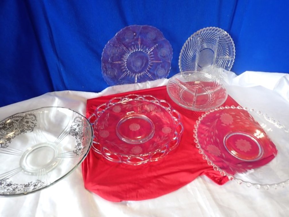 Elegant Glass Serving Platters