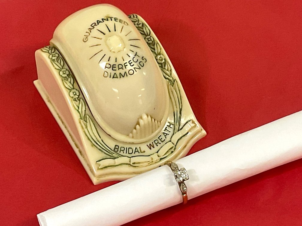14-18K Bridal Wreath Diamond Ring
