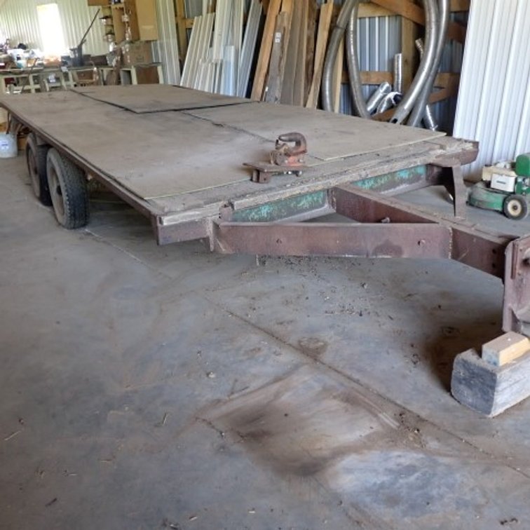 Flat Deck Farm Wagon