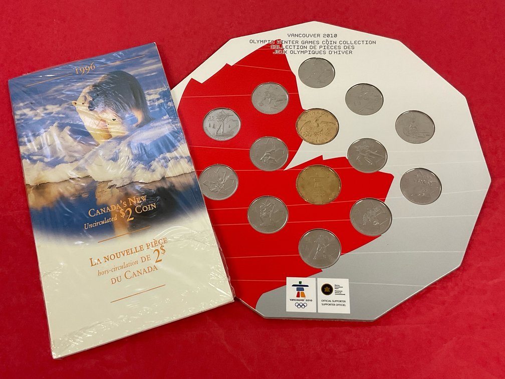 Uncirculated 1996 and 2010 Collectible Coins